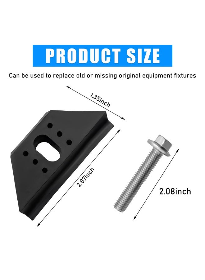 KISSUN Base Clamp Battery Hold Down, Car Battery Hold Down Kit with 304 Stainless Steel Bolt Kit, OEM 14005061 Base Clamp Battery Tie Down Replacement, Universal Car Accessories - Image 3