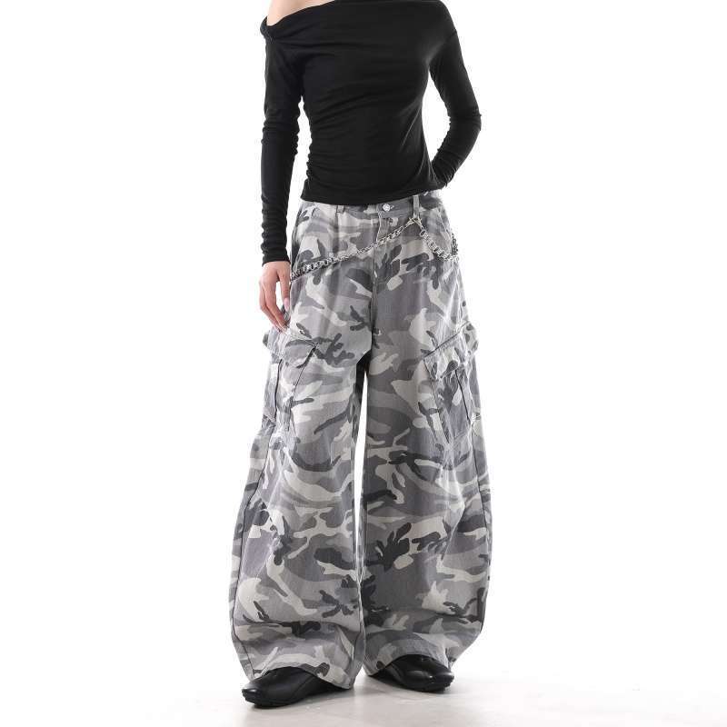 Unisex Classic Denim Jeans Loose Fit Daily Outdoor Wear - Image 4
