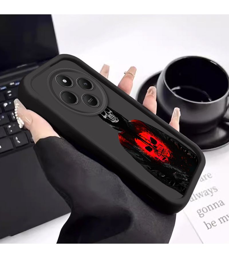 Slim Black Silicone Phone Case Complete Camera Protection Compatible With Xiaomi Redmi 13C 5G - Image 3