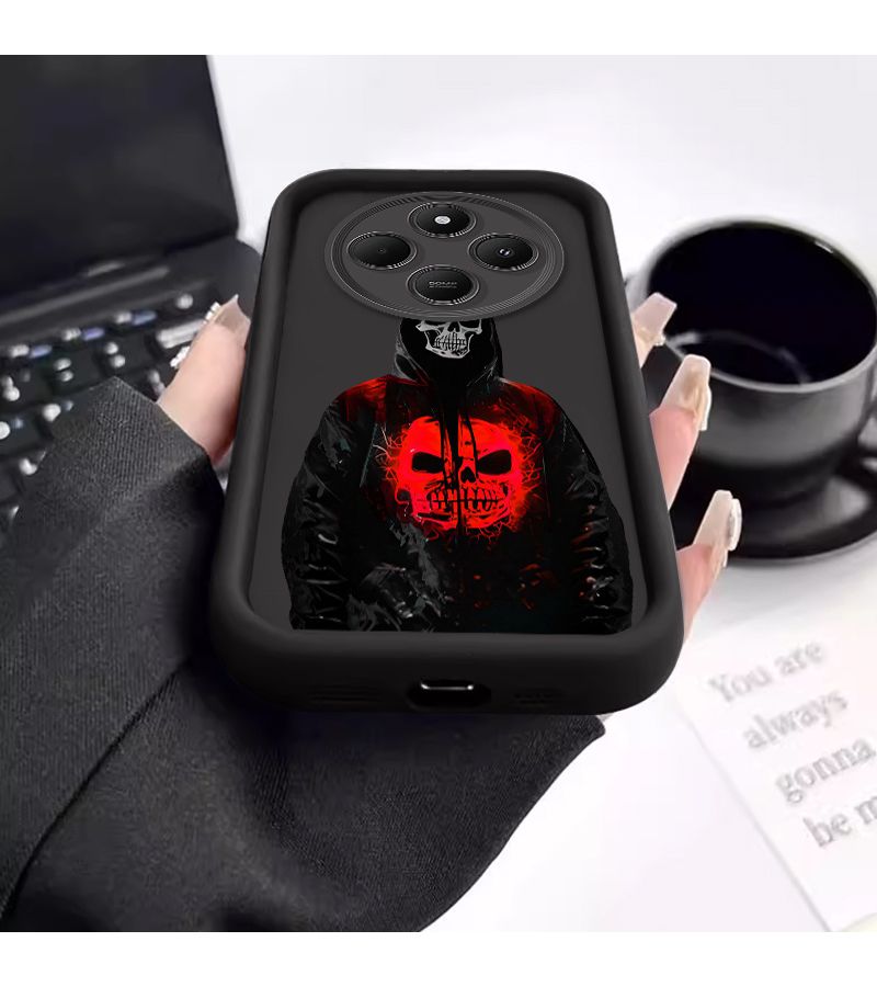 Slim Black Silicone Phone Case Complete Camera Protection Compatible With Xiaomi Redmi 13C 5G - Image 5