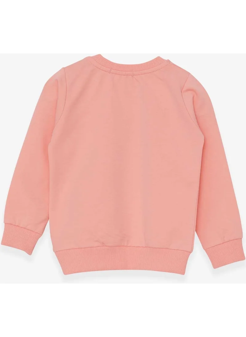 Breeze Girls' Sweatshirt Printed Unicorn Salmon (1.5-5 Years)
