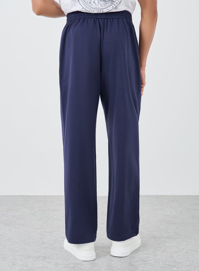 Styli Relaxed Fit Printed Joggers with Contrast Drawcord - Image 4