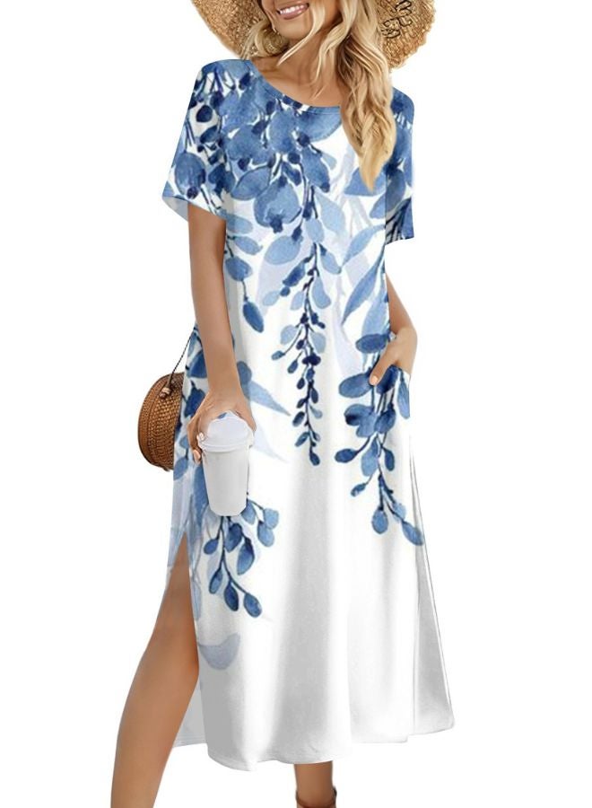 Tepveisoy Women's Fashion Summer Dresses Casual Beach Dresses One Piece Dress Slim Holiday Dress  - Image 1