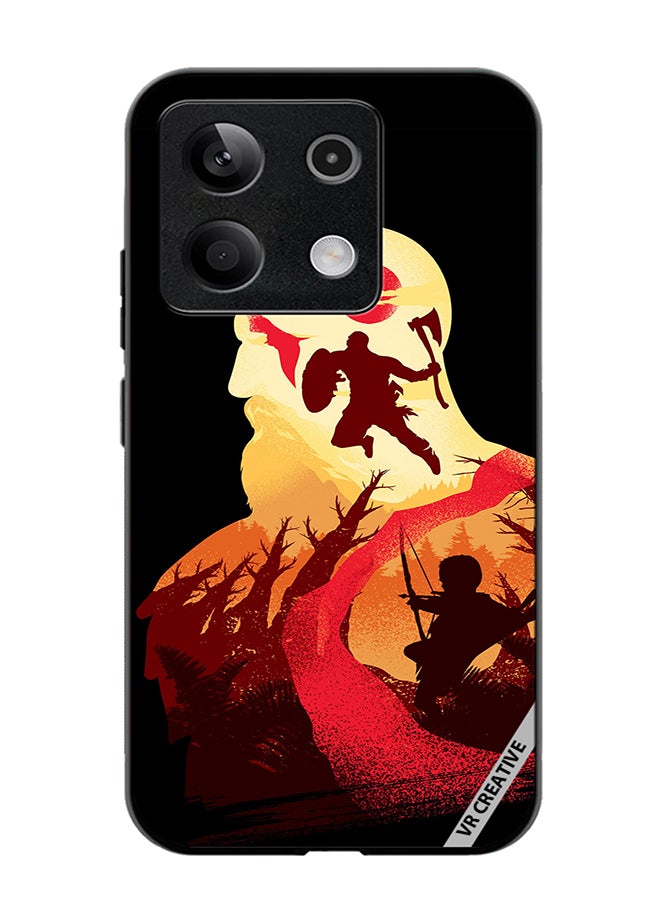 VR CREATIVE Protective Case Cover For Xiaomi Poco X6 God Of War Design Multicolour - Image 1