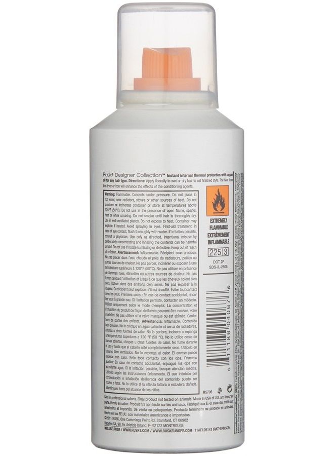 Rusk بخاخ لمعان حراري من روسك، زيت أركان نقي، 4.4 أونصة - Image 2