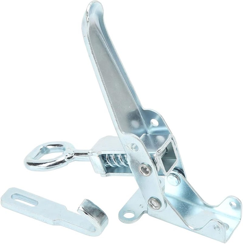 Heavy Duty Galvanized Iron Spring Hasp Door Latch Safety Lock Clamp For RV Caravan - Image 4