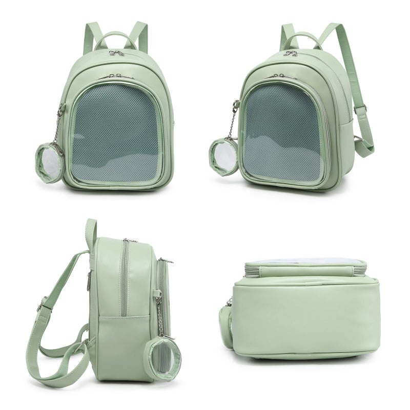 CHERRY SAUCE Kawaii Backpack PU Leather Ita Bag Aesthetic Cute Purse Pin Display - Image 4