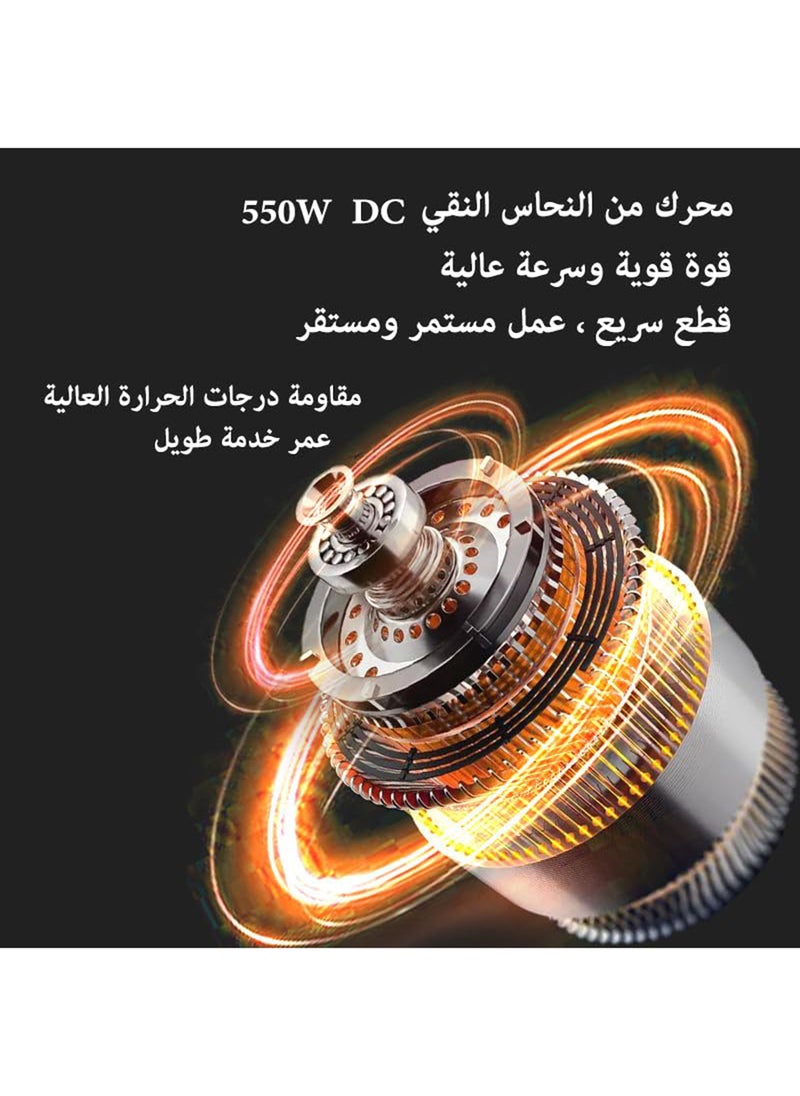 EzzySo - Upgraded Mini Chainsaw 6 Inch Electric Chainsaw 48V Battery Powered 1500mAh Battery One-Hand Portable Electric Saw for Wood Cutting Tree Branch Trimming Wood Cutting Gardening - Image 1