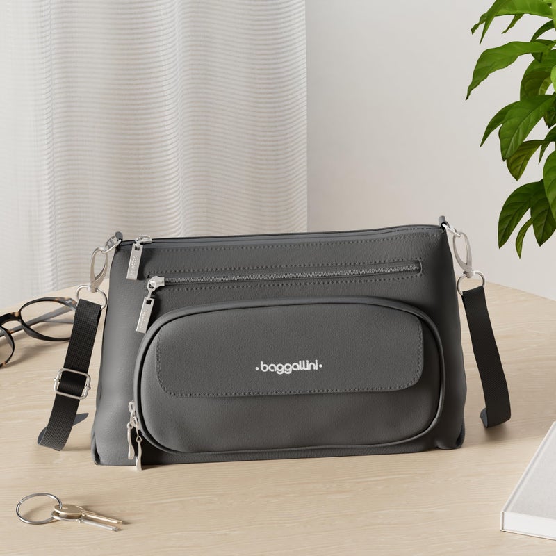 Baggallini Women's Original Everyday Bag, Black, One Size US - Image 2