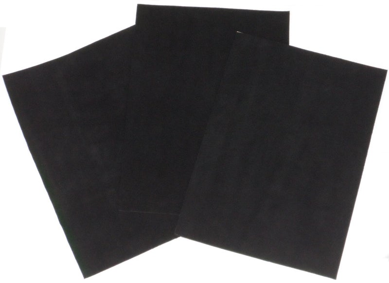 Soles2dance Premium Quality Suede Sheets 8.5"x12" with Super-Strong self-Adhesive Backing. Ideal for Making Peel-and-Stick (self-Stick, Stick-on) Soles for Dance Shoes. [SUEDE-DIY-3pk-black] - Image 4