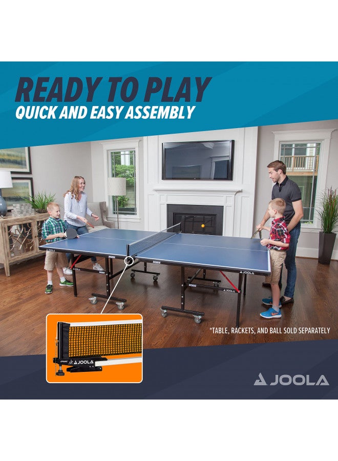 JOOLA مجموعة شبكة وطاولة تنس الطاولة الاحترافية JOOLA سبرينغ - معتمدة من ITTF - شبكة بونغ بونغ بحجم 72 بوصة مع مشبك مفعل بالزنبرك - Image 2