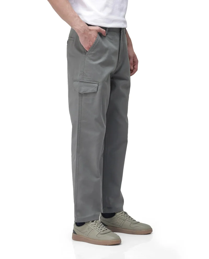 Rare Rabbit Men's Regular Fit Cargo Trouser