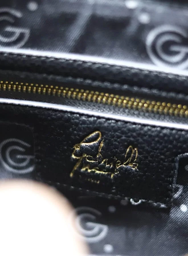 غابرييلا غوتشي Gabriella Gucci Monogram Embossed Tote Bag with Pouch