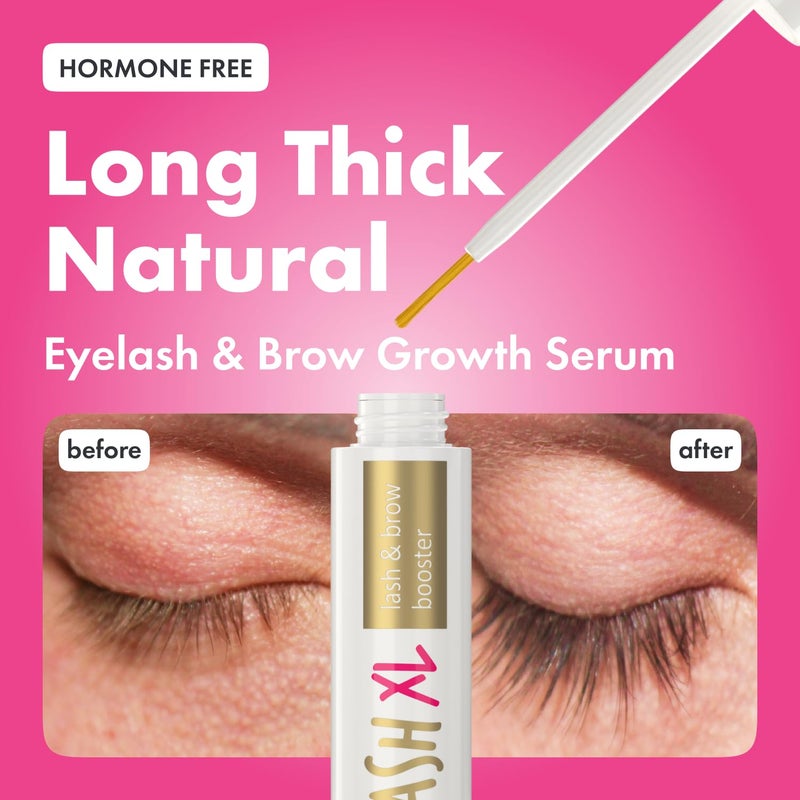 TOPLASH XL Lash and Brow Booster, Growth Serum with Eyelash and Eyebrow Enhancer, Promotes Stronger, Thicker, Healthier Lashes with Botanicals and Peptides - 0,2 Fl Oz(6 ml) - Image 3