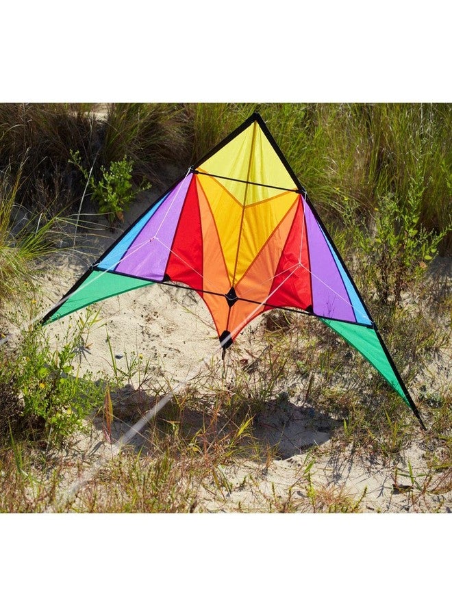HQ Kites Eco Line Sport Kite - Trigger Rainbow- 35 Inch Double - Line Beginner Stunt Kite - Active Outdoor Fun for Ages 14 Years and Older - Image 4
