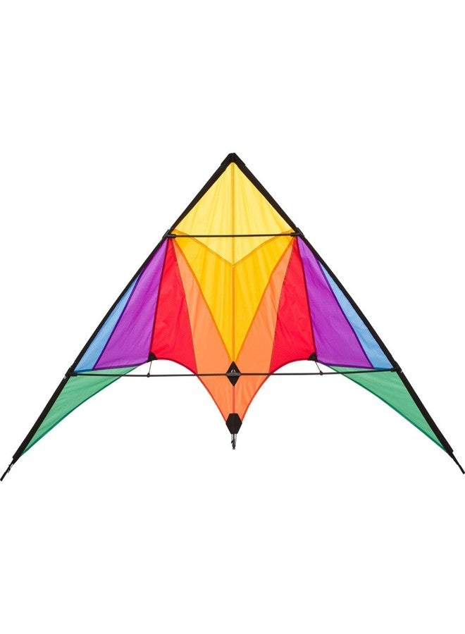 HQ Kites Eco Line Sport Kite - Trigger Rainbow- 35 Inch Double - Line Beginner Stunt Kite - Active Outdoor Fun for Ages 14 Years and Older - Image 1