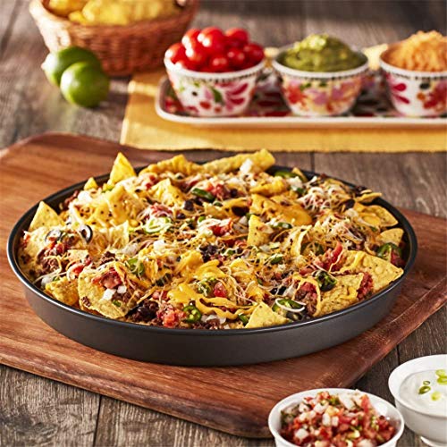 IME Pizza Pan Nonstick Pizzas Tray Sheet Carbon Steel Pie Pan Baking Pans Deep Dish for Home Kitchen Bakeware Bread Cake Handmade 10 Inch - Image 4