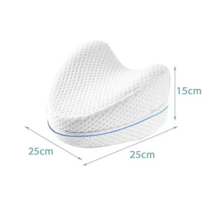 VONITY Memory Foam Knee Wedge Pillow - Back Hip Joint Pain Relief Contour Thigh Leg Pad Support Cushion Leg Pillow - Support for Sleeping Pregnancy Leg Cushion, Improve Blood Circulation During Sleep - Image 2
