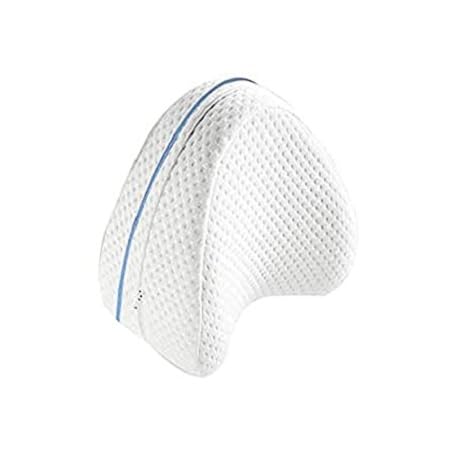 VONITY Memory Foam Knee Wedge Pillow - Back Hip Joint Pain Relief Contour Thigh Leg Pad Support Cushion Leg Pillow - Support for Sleeping Pregnancy Leg Cushion, Improve Blood Circulation During Sleep - Image 1
