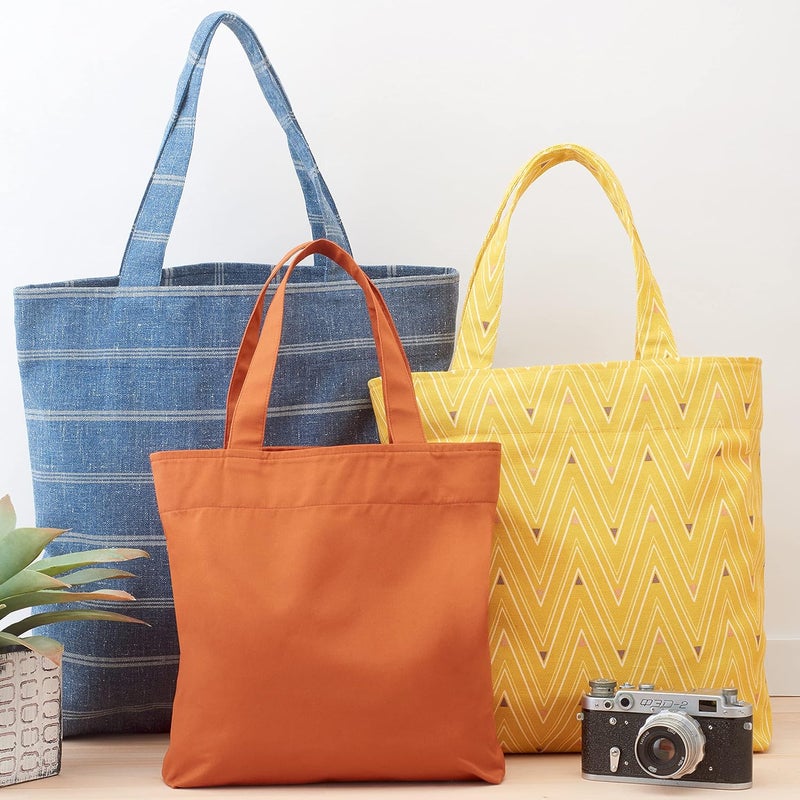 Simplicity Unlined Tote Bag Packet, Code 9308 Sewing Pattern, One Size, White, (SS9308OS) - Image 3