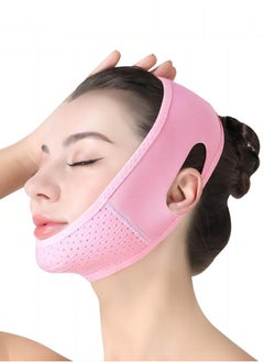 V Line Face Mask Slimming Strap Reusable Double Chin Reducer Facial Lifting Band with Chin Up Mask for Enhanced Contouring and Firming of the Jawline and Neck Area