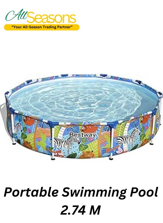 Bestway - Bestway portable swimming pool - Steel Pro Max Pool Set 2.74M - kids swimming pool - swimming pool for garden - swimming pool for home - garden decor - Image 1