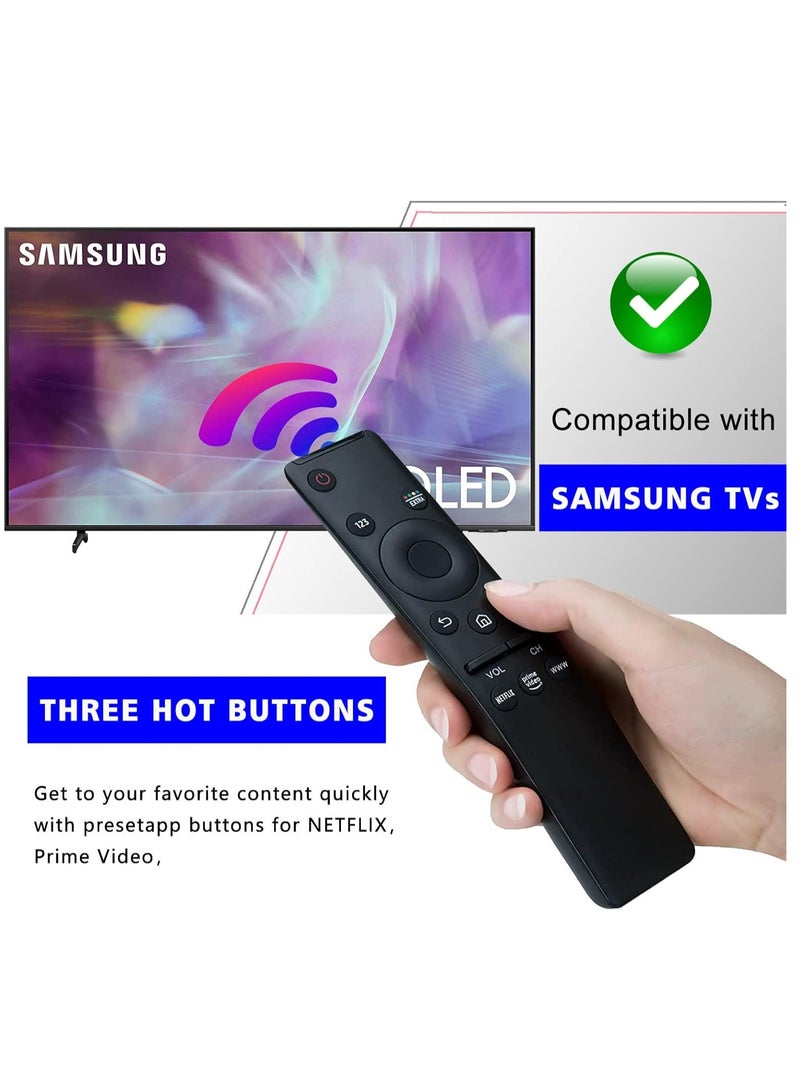 shAyzee Universal remote-control for samsung smart-tv, remote-replacement of hdtv 4k uhd curved qled and more tvs, with netflix prime-video buttons - Image 3