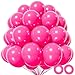 KAWKALSH Hot Pink Balloon 12 Inch 110pcs Latex Party Balloons Helium Bright Color for Birthday Baby Shower Wedding Party Supplies Arch Garland Decoration - Image 2