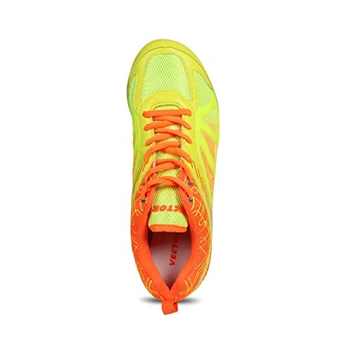Vector X Bolted Running Spike Shoe, F.Grn/Orange - Image 5