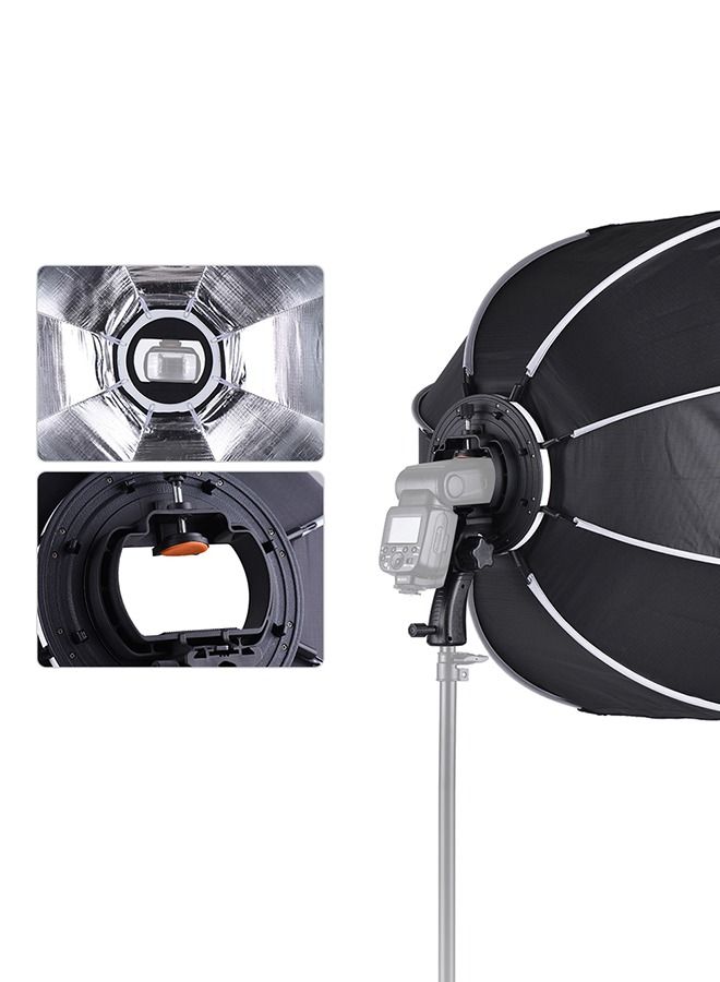 Foldable Octagon Softbox For Godox Yongnuo Andoer On-camera Flash Light  - Image 2
