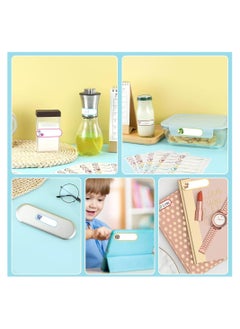 Dominy 240PCS Baby Bottle Labels,30 Colors Kids Name Tag Label Stickers Waterproof Write-On Name Labels Colors Name Tags Labels Self-Adhesive Name Badge Labels Stick on Kids Clothes Desk  - Image 2