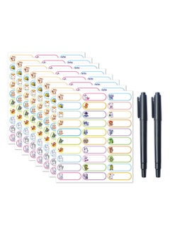 Dominy 240PCS Baby Bottle Labels,30 Colors Kids Name Tag Label Stickers Waterproof Write-On Name Labels Colors Name Tags Labels Self-Adhesive Name Badge Labels Stick on Kids Clothes Desk  - Image 1