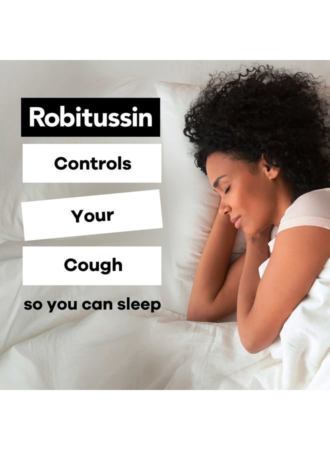 Robitussin دواء السعال ليلي بحد أقصى من القوة، دواء سعال للبالغين، بنكهة التوت - 8 أونصة سائلة - Image 2