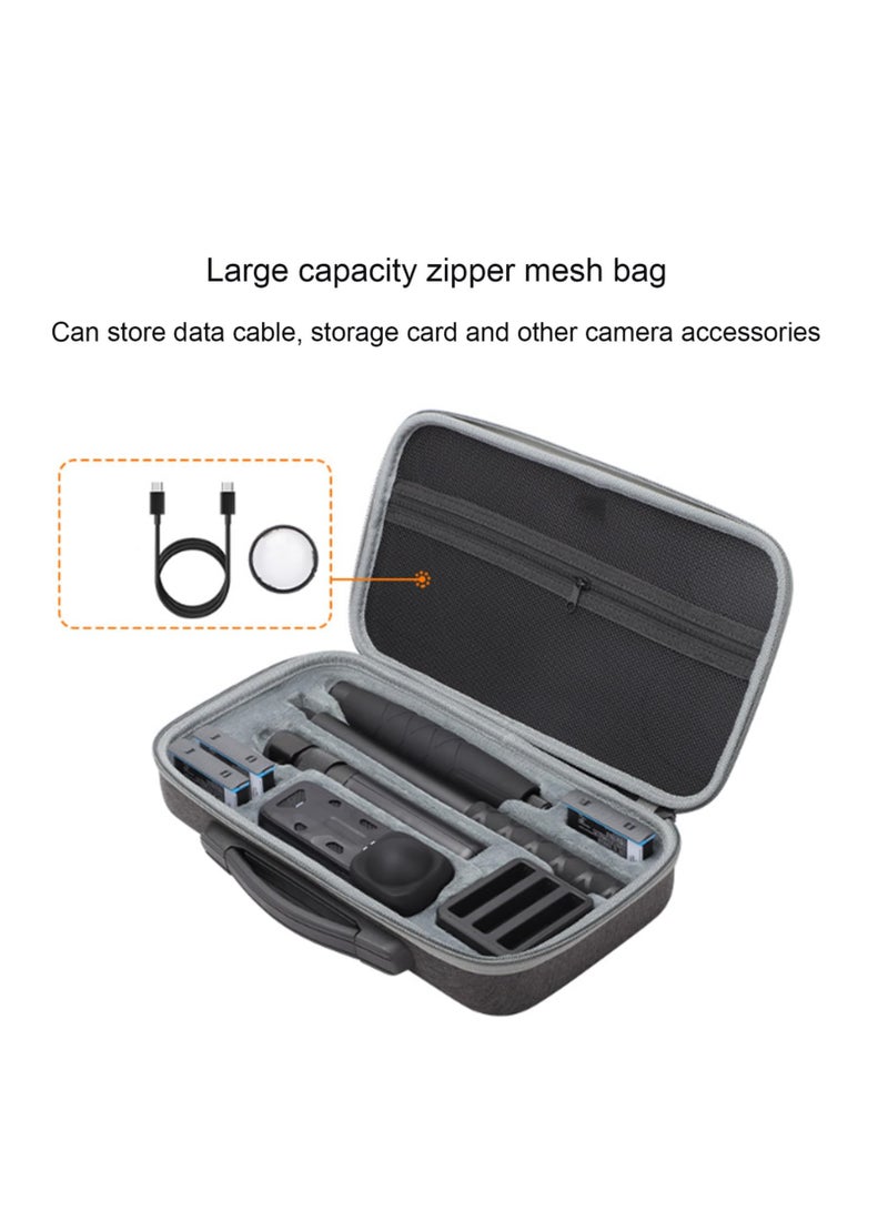 Waterproof Carrying Case for Insta360 X4 Camera Portable Storage Bag, Travel Case Hard Shell Bag for Insta360 X4 Action Camera Accessories Combo  - Image 5