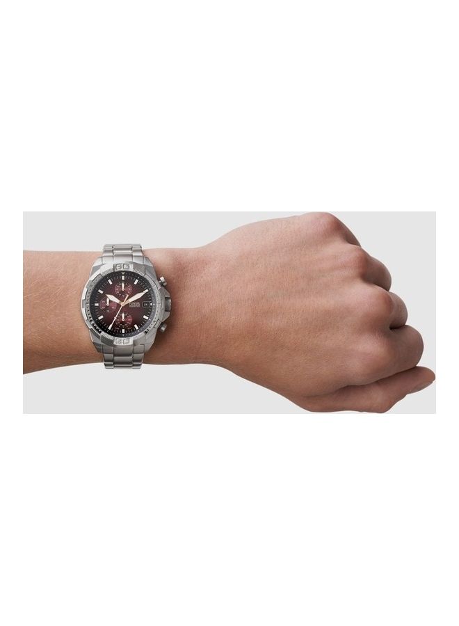 FOSSIL Men Stainless Steel Chronograph Watch FS5878 - Image 4
