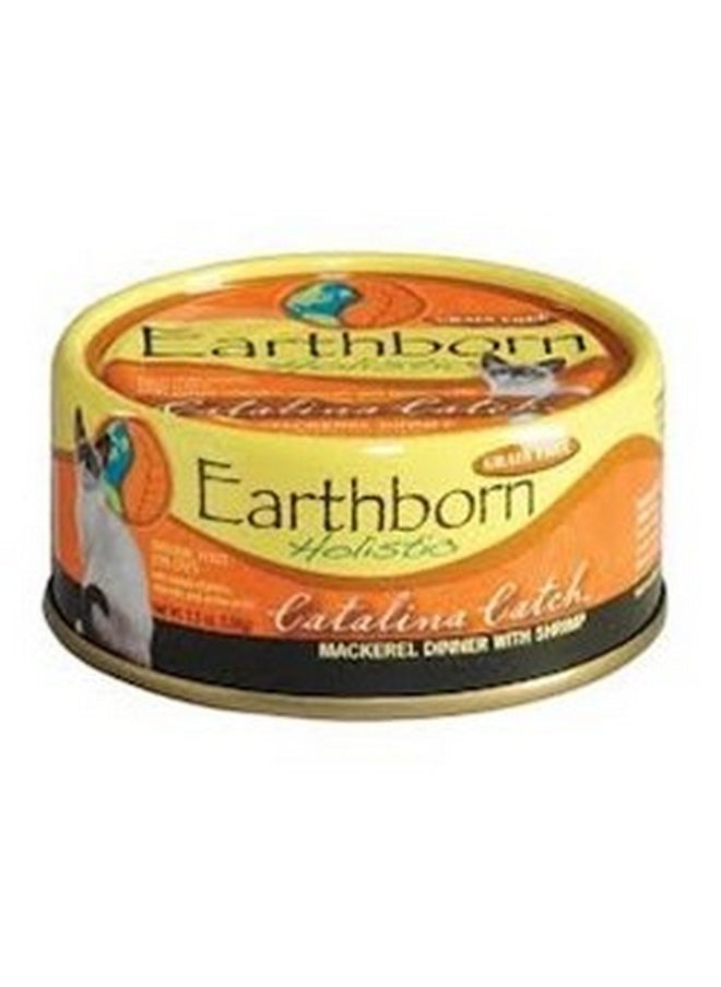 Earthborn Holistic Earthborn Holistic Catalina Catch Mackerel Dinner with Shrimp Canned Cat Food 5.5 oz (24 can case) 