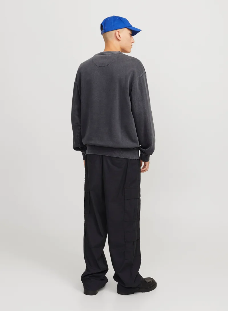 JACK & JONES  Essential Crew Neck Sweatshirt for Men | Best Price UAE