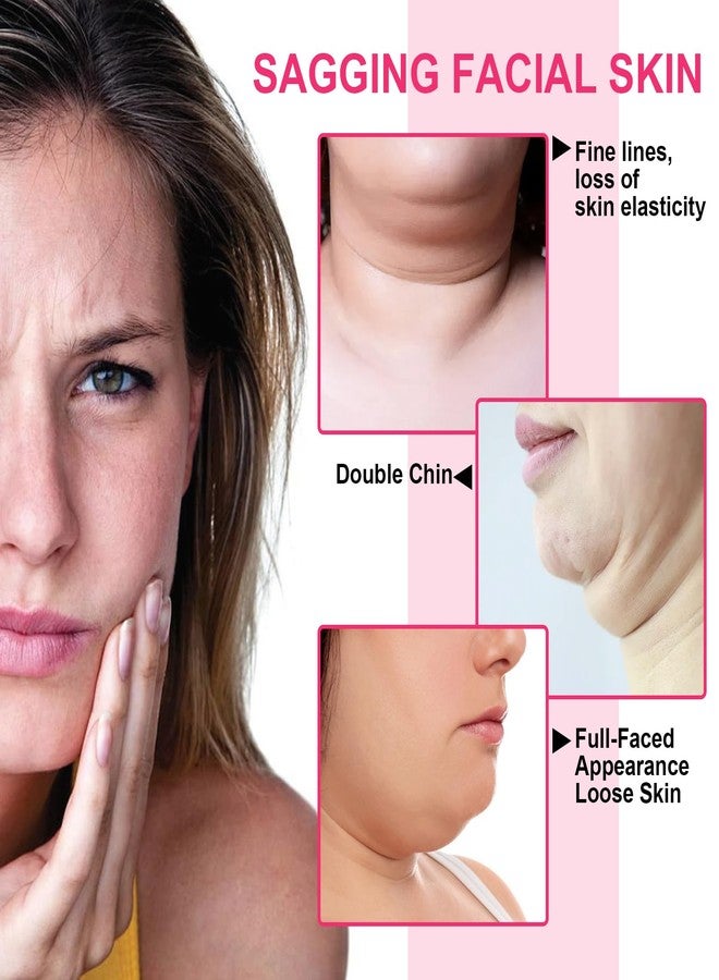 DuoZeng 5PCS V Line Lifting Mask,Firming Neck Lift Tape,Chin Lifting Mask Neck Tape,Double Chin Strap for Neck Tightening and Lifting,Jawline Shaper Neck Mask,Double Chin Reducer Face Lift Tape - Image 3