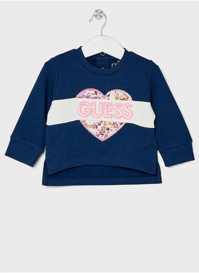 GUESS Kids Logo Detail T-Shirt Sets