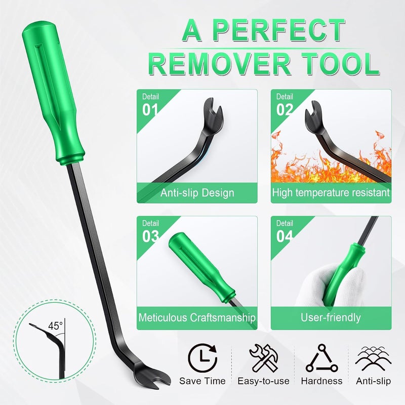 LivTee 5-Piece Auto Trim Removal Tool Kit - Scratch-Free Plastic Pry Set for Vehicle Dash & Audio Installation - Image 4