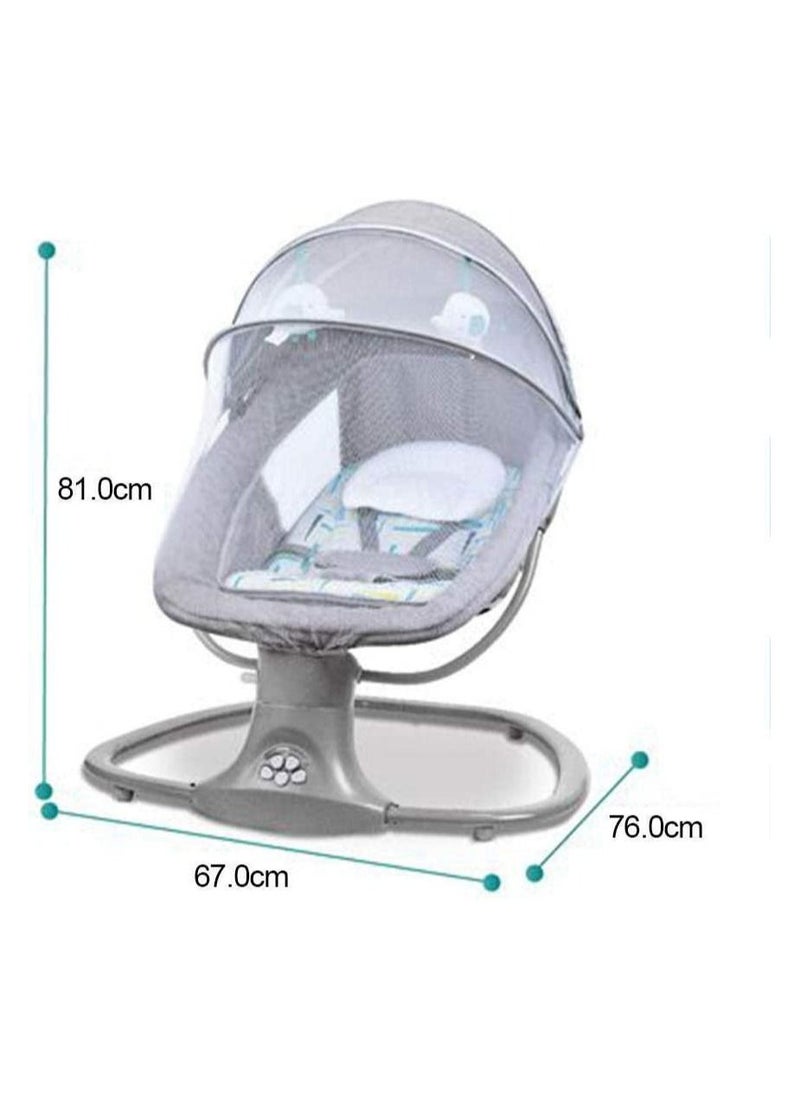 Generic - Baby Swing for Infants Rocking Chair with Remote Control 3-in-1 Adjustable backrest Baby Bouncer Electric Adjustable Rocking Chair - Image 1