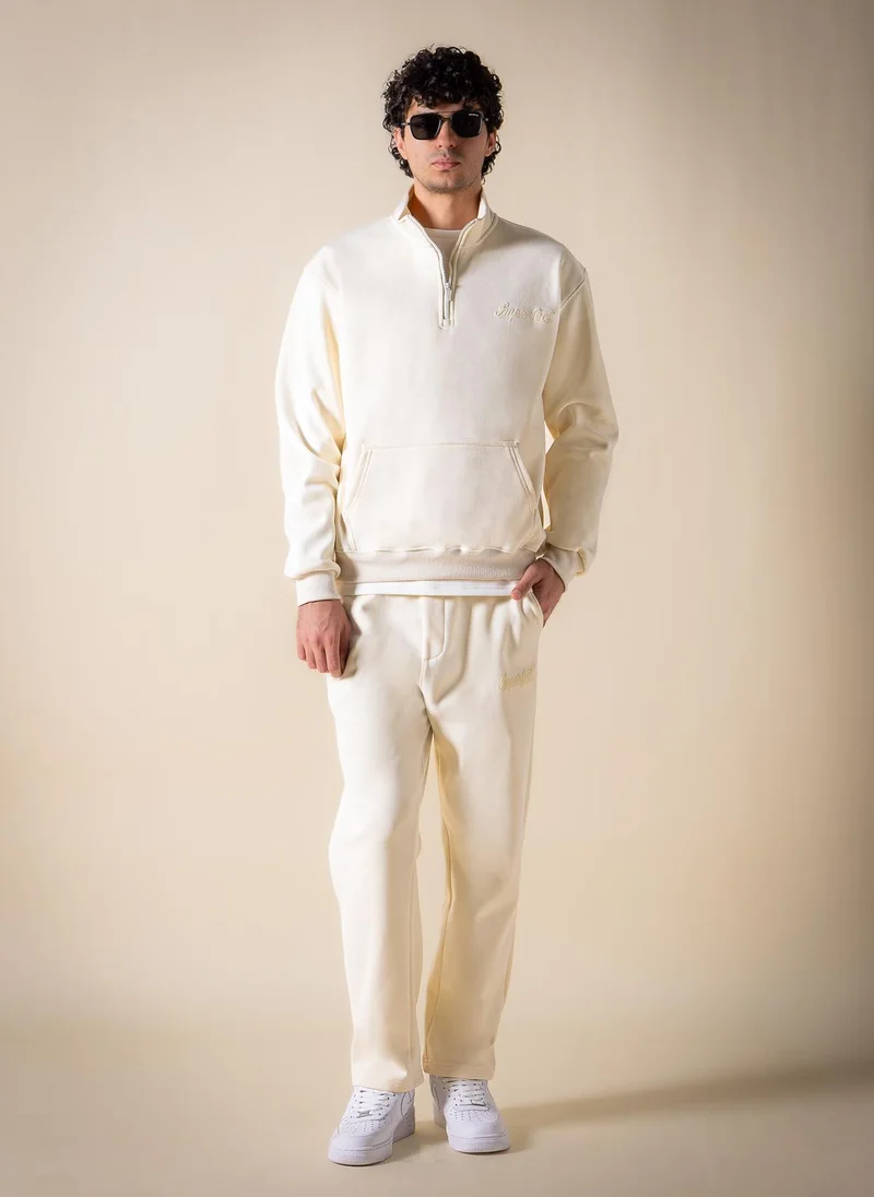 SHAPES SOFT QUARTER-ZIP SWEATSHIRT SET