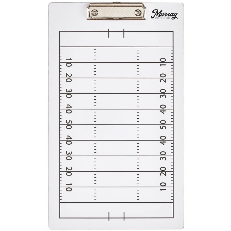 Murray Sporting Goods Dry Erase Coaches Clipboard | Double-Sided Dry Erase White Board (Football) - Image 3
