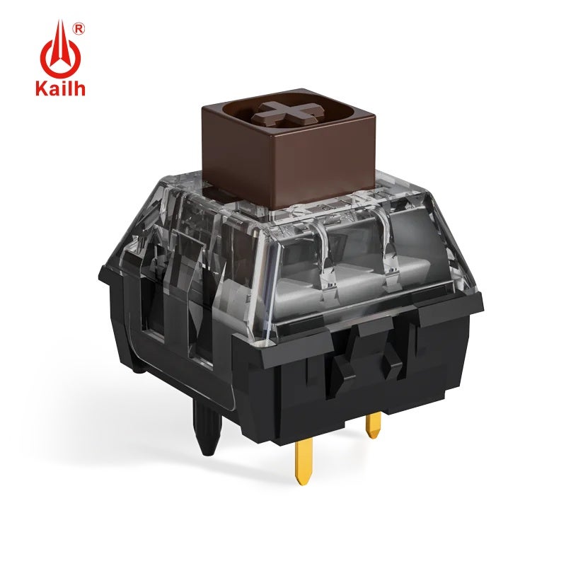 Kailh BOX White/Red/Brown V2 Mechanical Keyboard Switches, Clicky Linear Tactile, 5-Pin, Pre-Lubed, Custom Gaming - Image 1