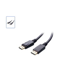 Display Port To Display Port Cable Black/Gold