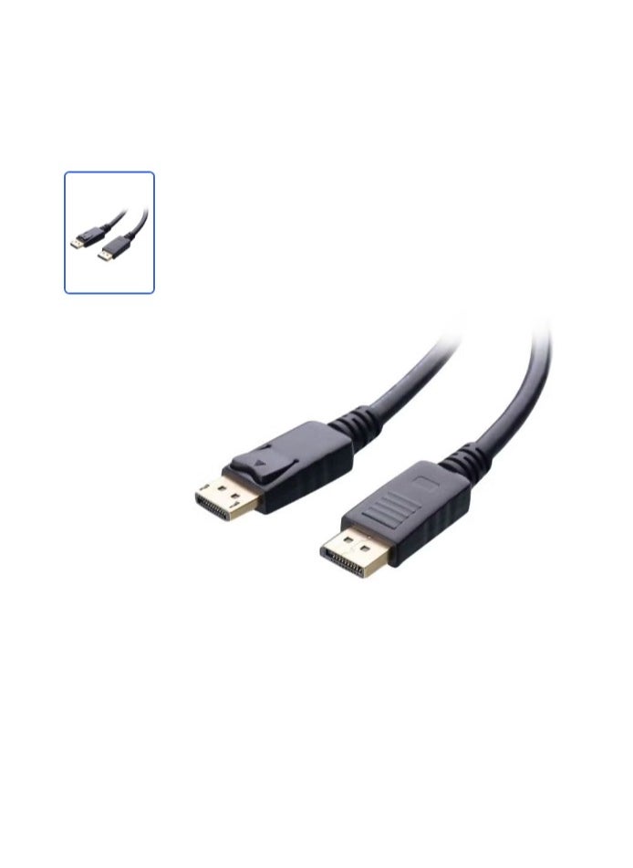 Generic - Display Port To Display Port Cable Black/Gold - Image 1
