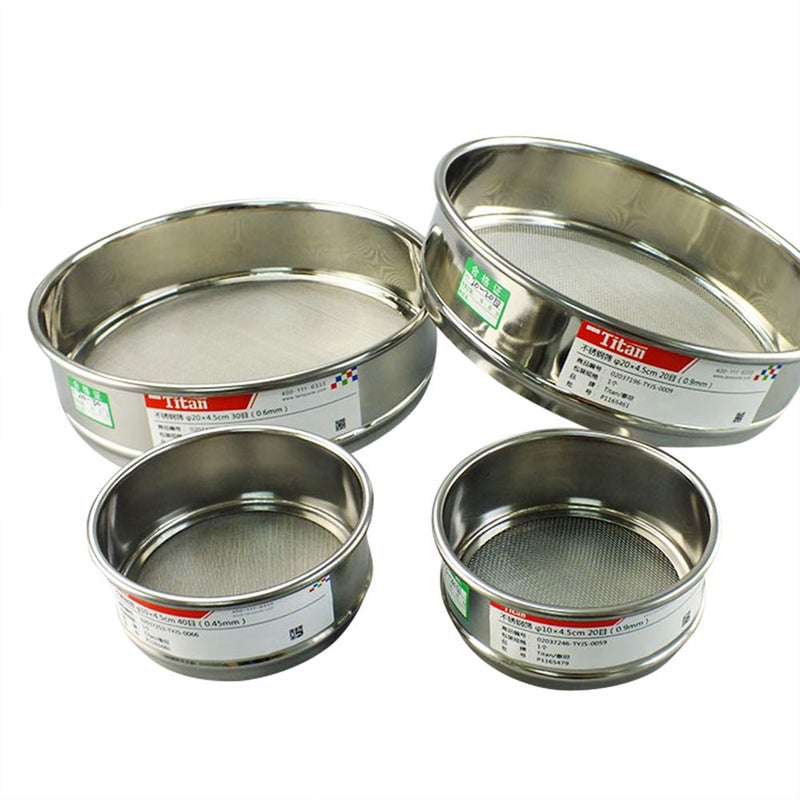 ADAMAS-BETA φ10×4.5cm 190 Mesh 304 Stainless Lab Sieves Economy Test Sieve 304 Stainless Steel Wire Cloth（0.08mm） - Image 1