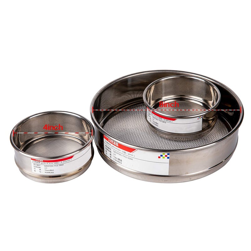ADAMAS-BETA φ10×4.5cm 190 Mesh 304 Stainless Lab Sieves Economy Test Sieve 304 Stainless Steel Wire Cloth（0.08mm） - Image 5