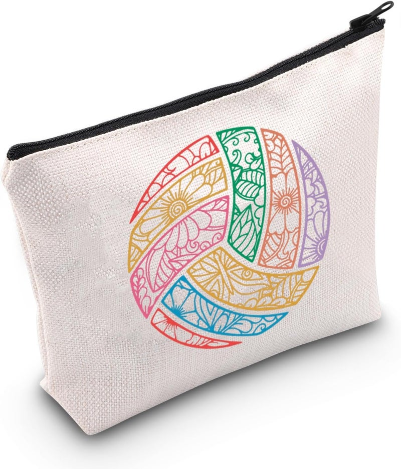 MNIGIU Volleyball Lover Gifts - Makeup Bag & Street Ball Lover Gift