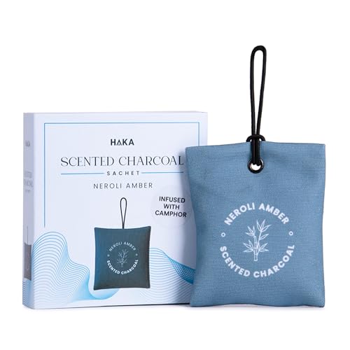 Haka Camphor Charcoal Aroma Cone Sachet | Long-Lasting Natural Air Purifier & Freshener | For Car, Home, Cupboards, Drawers & Office - Image 1